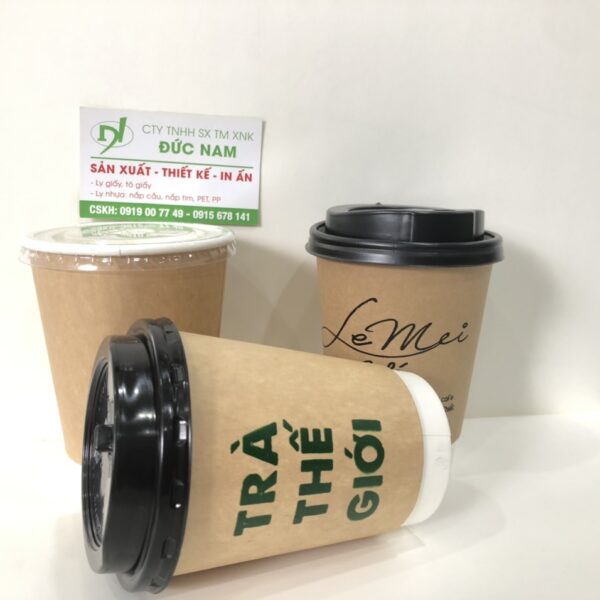 Ly Giấy Kraft 2 Lớp 12/14oz